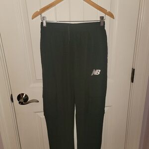 NWT New Balance Athletic Black Polyester Pants Men's Small